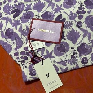 NWT La DoubleJ wildbird violet placemat set of 2
